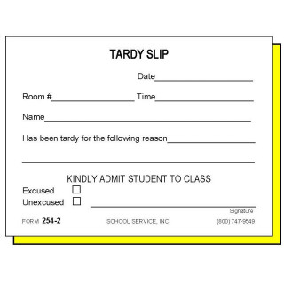 tardy student